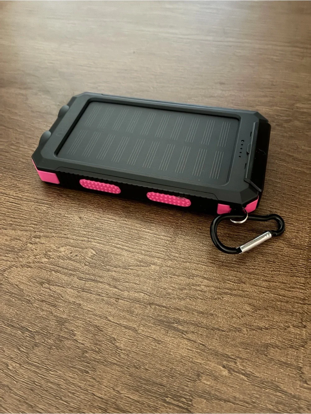 Pink Solar Power Bank